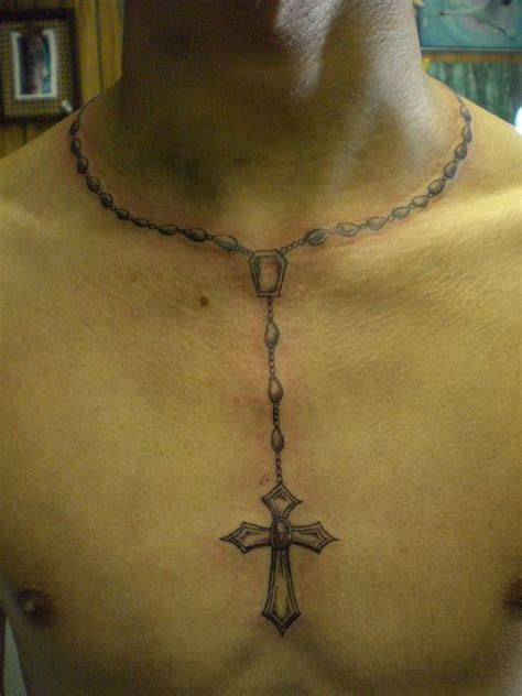 Body Tattoo By Blaqqcat Tattoos Via Flickr Rosary Bead Tattoo Rosary