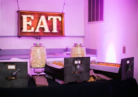 Creative Food Popcorn Bar For Parties Dream Events And Catering