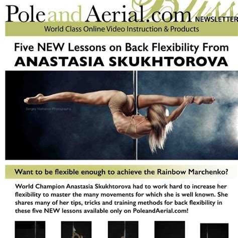 Rainbow Marchenko Pole Dance Anastasia Pole Tricks Aerial Arts Instructional Video Video
