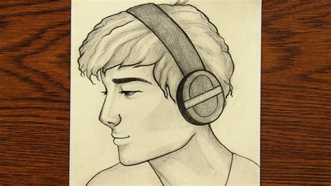 Handsome Boy Face Sketch