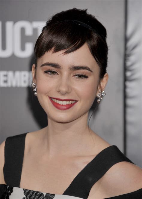 Lily Collins Ultimate Hair Chameleon Debuts Her Boldest Style Ever