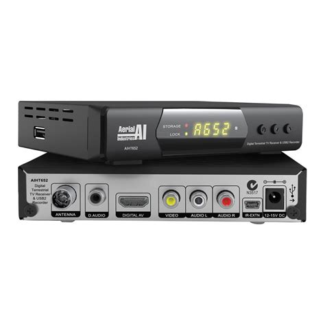 Hd Digital Terrestrial Tv Fta Receiver And Usb2 Recorder Aerial