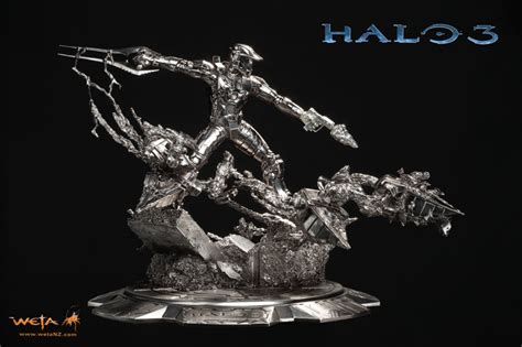 Weta Limited Edition Halo Statues