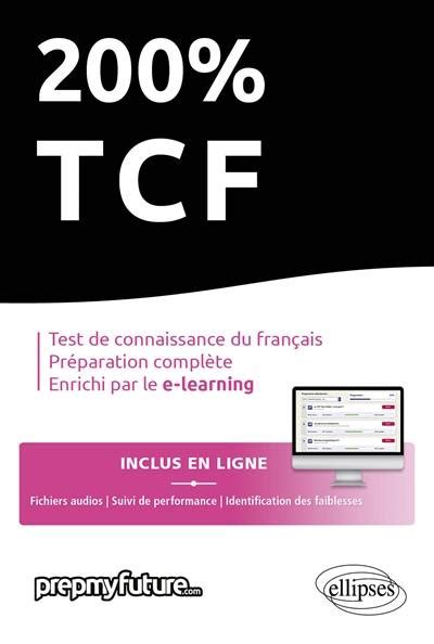 Livre 200 Tcf Test De Connaissance Du Français Préparation