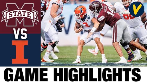 Mississippi State Vs Illinois ReliaQuest Bowl College Football Highlights YouTube