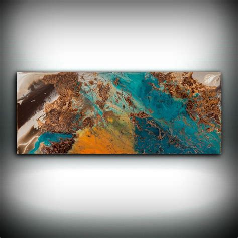 SALE Blue and Copper Art, Wall Art Prints Fine Art Prints Abstract ...
