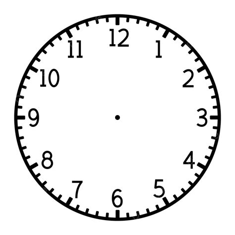 Clock Hand Clipart Vector Black Clock No Hand Clock Clock No Hand