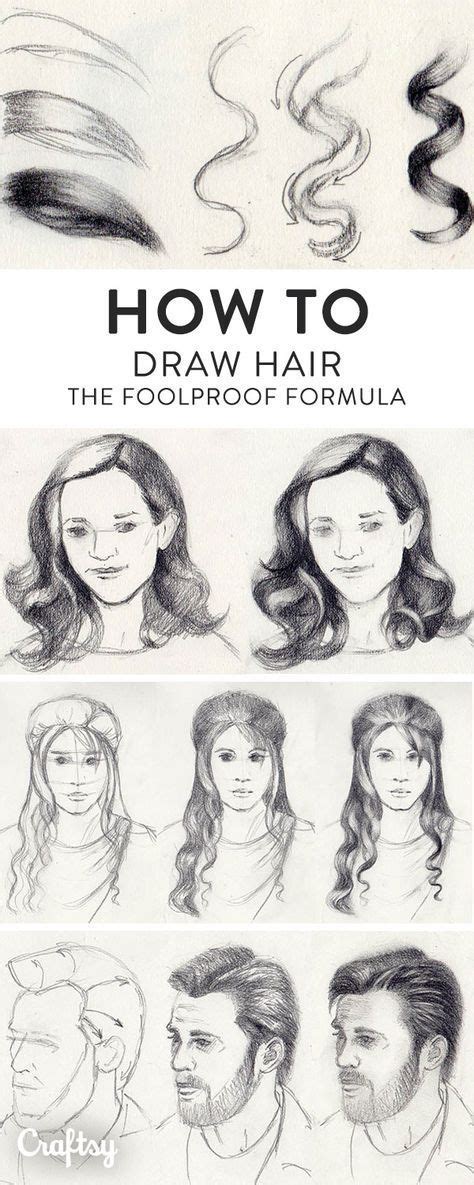 Drawing Hair Can Be Confusing Especially When You