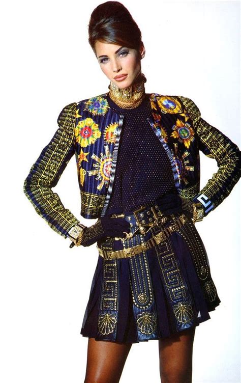 Gianni Versace Springsummer 1991 Mode Modellen