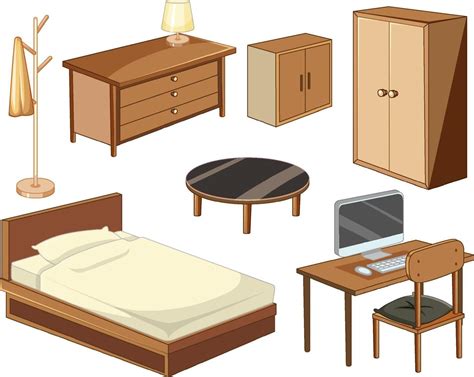 Bedroom Furniture Vector Art Icons And Graphics For Free Download