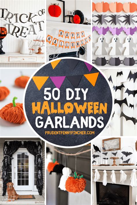 50 Diy Halloween Garlands And Banners Prudent Penny Pincher