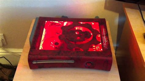 Xbox 360 Xenon Jtag Console With Gears Of War Case Mod Bring On Gears
