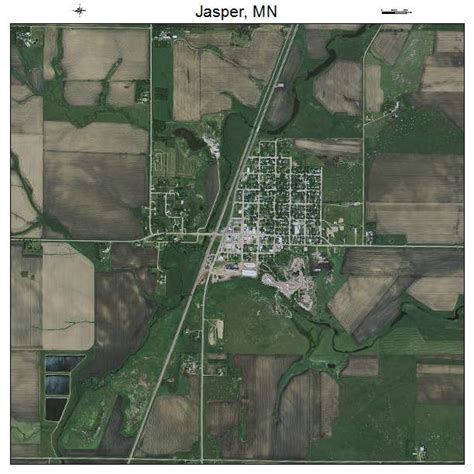 Aerial Photography Map Of Jasper Mn Minnesota