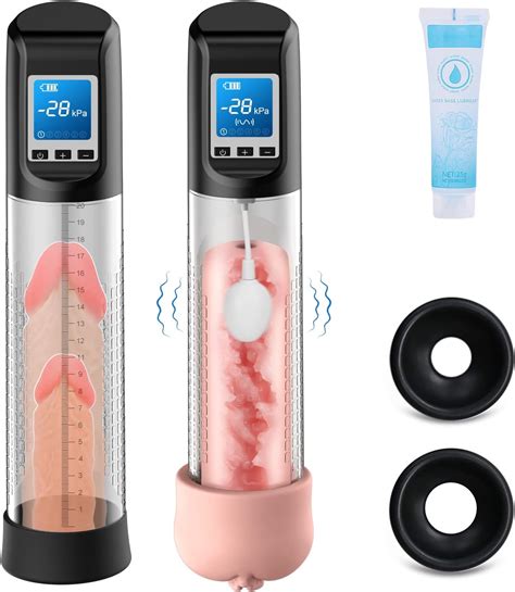 Amazon Com Electric Vacuum Vibrating Penis Pump With Pocket Pussy Suction Vibration