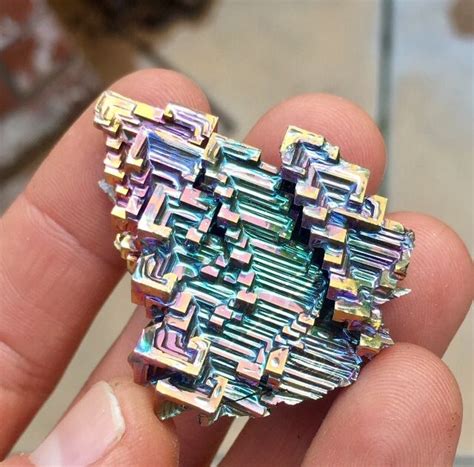 Beautiful Bismuth Mineral Crystal Crystals Gems Stones Affiliate