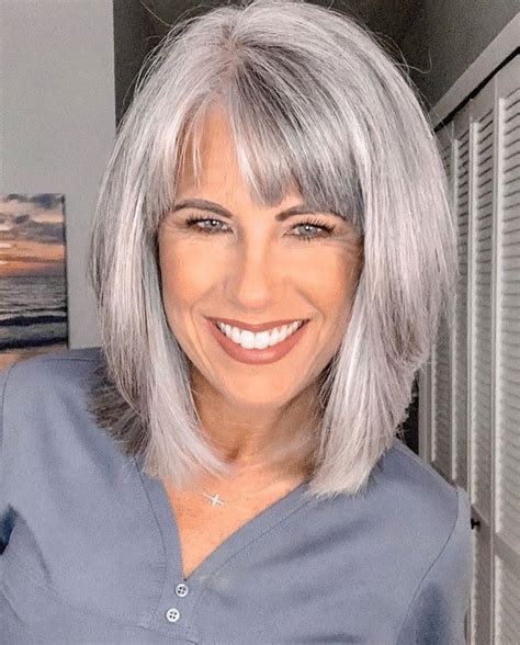 Gray Hair Cuts Short Grey Hair Grey Hair Color Short Hair Cuts Grey