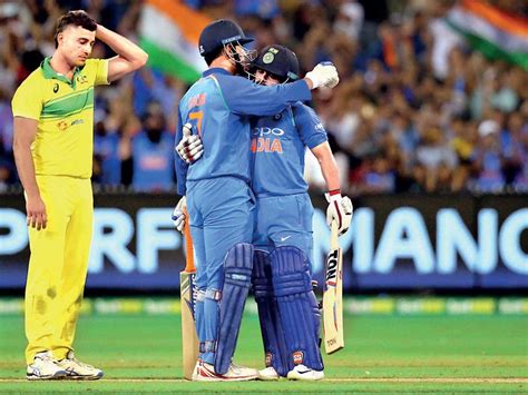 India Vs Australia Third Odi Virat Kohli S Men Bank On MS Dhoni To Complete Historic Series