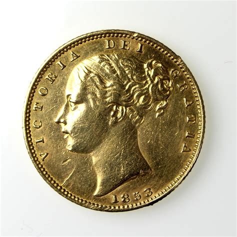 Victoria Gold Sovereign 1837 1901ad 1853ad Silbury Coins Silbury Coins