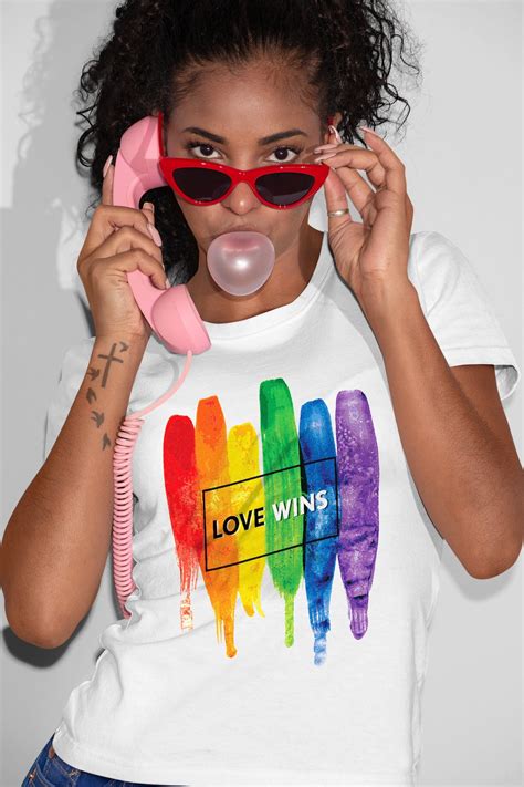 Love Wins Shirt Colors Lgbt Shirt Gay Pride Shirt Bisexual Etsy
