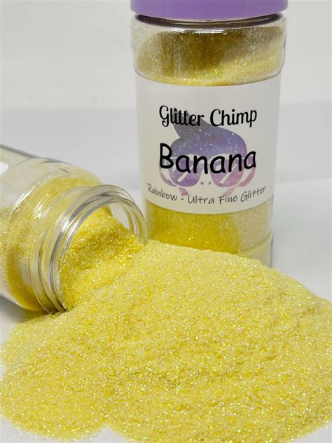 Banana Ultra Fine Rainbow Glitter Glitter Chimp