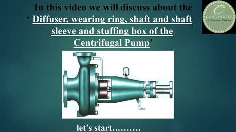 4 Centrifugal Pump Diffuser Wear Ring Impeller And Casing Shaft