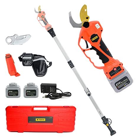 Cordless Pruning Shears Electric Pruner With Foot High Reach Extension Pole Tool Belt