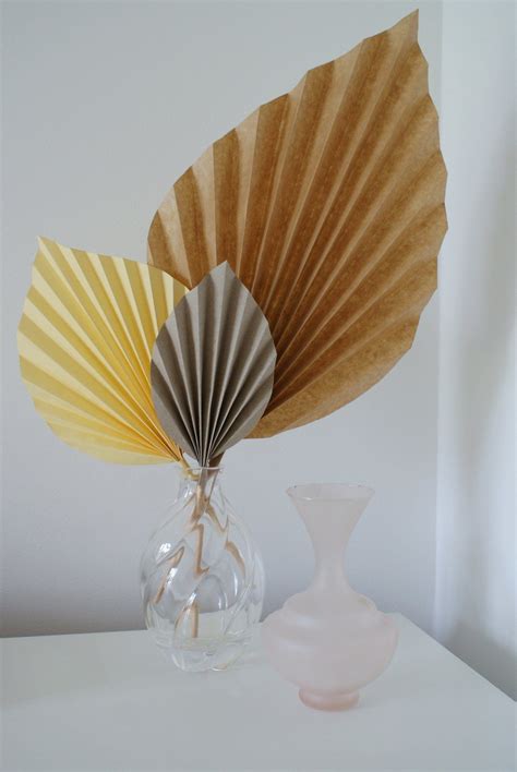 How To Make Diy Paper Palm Leaves An Easy 5 Minute Paper Craft Tutorial For A Beautiful Home