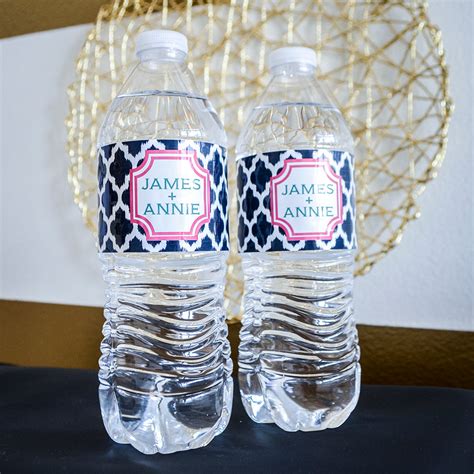 Custom Full Color Water Bottle Labels Gb Design House