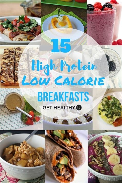 13 High Protein Low Calorie Breakfasts Get Healthy U Nutritious Breakfast Recipes High