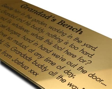 Solid Brass Nameplates 8 X 3