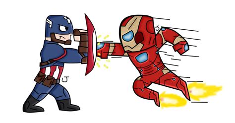 Captain America Vs Iron Man By Juan188 On Deviantart