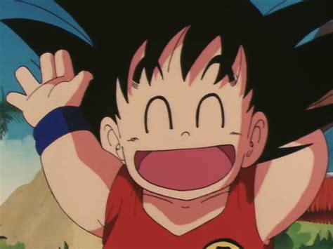 Kid Goku Happy
