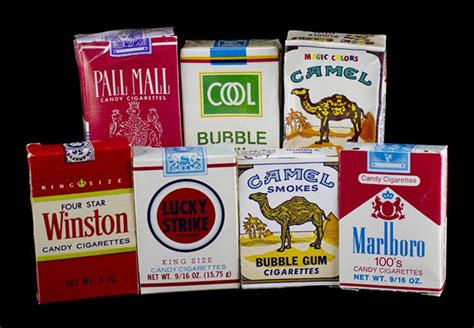 The History Of The Candy Cigarette Dieline Design Branding