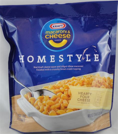 Happily, the flavor we grew up with shouldn't be affected, only the hue (the artificial food coloring responsible for its electric orange color is getting the boot). Kraft Homestyle Macaroni & Cheese Dinner Review - Flavor ...