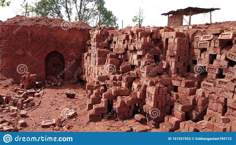 Bricks Making In India Stock Image Image Of India 161927553