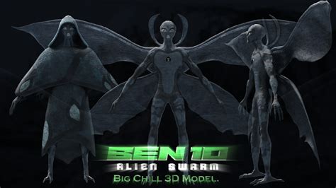 Ben 10 Alien Swarm Big Chill 3d Model