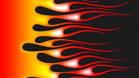 Flames Hot Rod On Carbon Widescreen Adesivos Para Carros Desenho
