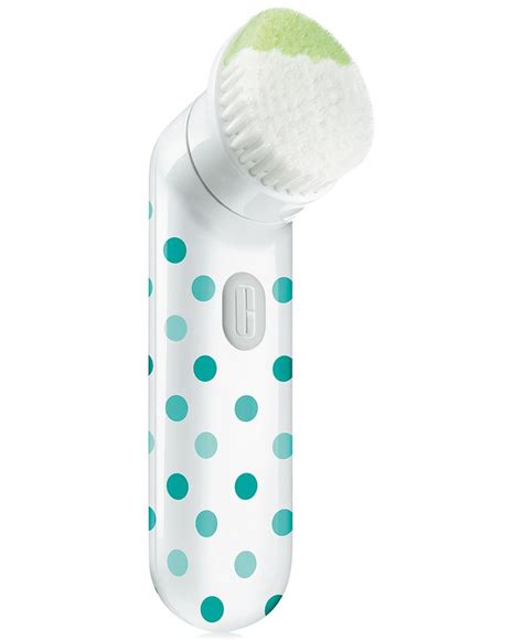 clinique sonic system purifying cleansing brush blue polka dot and reviews skin care beauty