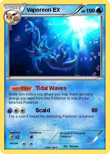 Pokémon Vaporeon Ex 16 16 Tidal Waves My Pokemon Card