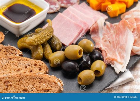Assorted Cold Cut Platter Stock Photo Image Of Lunch