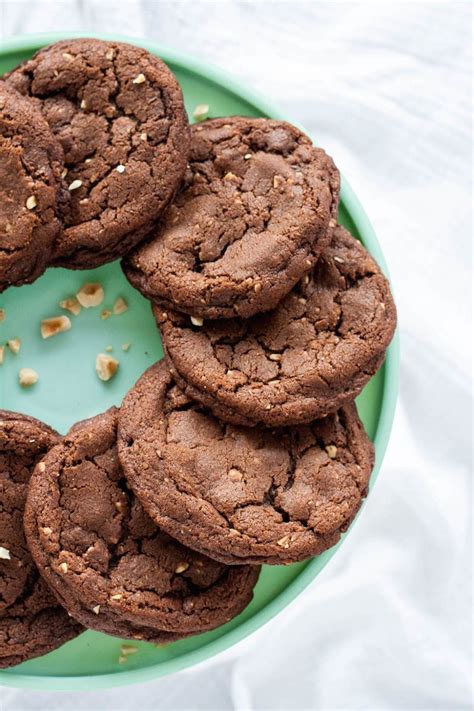 nutella cookies with hazelnuts and chocolate chips liv for cake