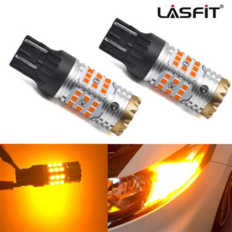 Lasfit 7443 7444 Led Bulbs For Turn Signal Blinker Light Built In