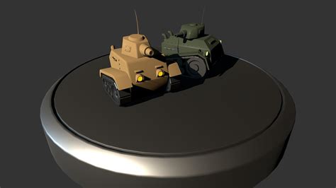 low poly toon tanks for indie game development download free 3d model by junaid shakoor