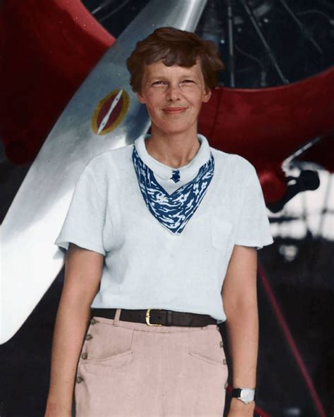 Color Photo Of Amelia Earhart Christopher Myersas Coloring Pages