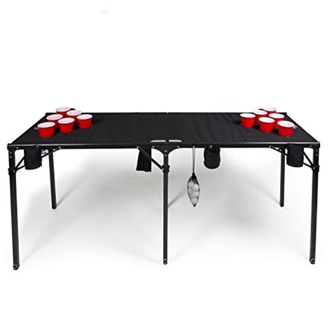 The health cup is not part of the 20 playing cups. Camerons Portable Beer Pong Table- Collapsible 6 FT Beach ...