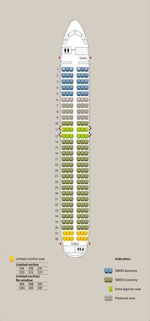 Lufthansa A320 Sitzplan