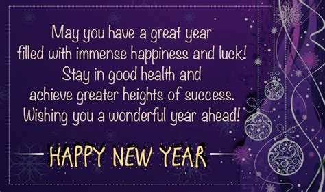 Happy new year wishes, messages, greetings and quotes that you can send to wish your dearest one to have a happy new year 2021. Happy New Year Messages: Best WhatsApp Wishes, Facebook Status, SMS and GIF Image Greetings To ...