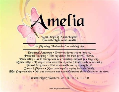 amelia meaning of name - Bing Images | Names with meaning, Amelia meaning, Amelia name meaning
