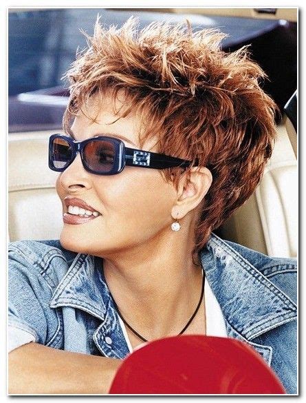 Short Hairstyles For Women Over 60 With Glasses Short Spiky