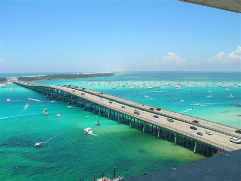 Destin Fl The View From Emerald Grande Looking Onto Crab Island